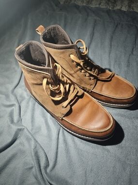 Canadiana Mens 12 Leather Boots Like New
